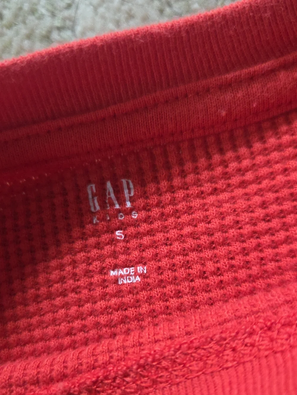 3/$15 Gap Waffle Knit Long Sleeve (S)